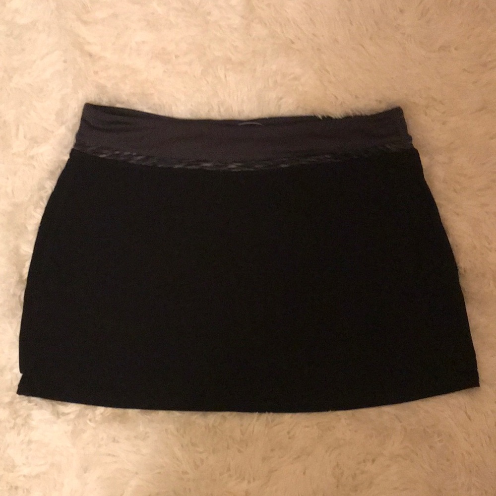 Tangerine tennis skirt